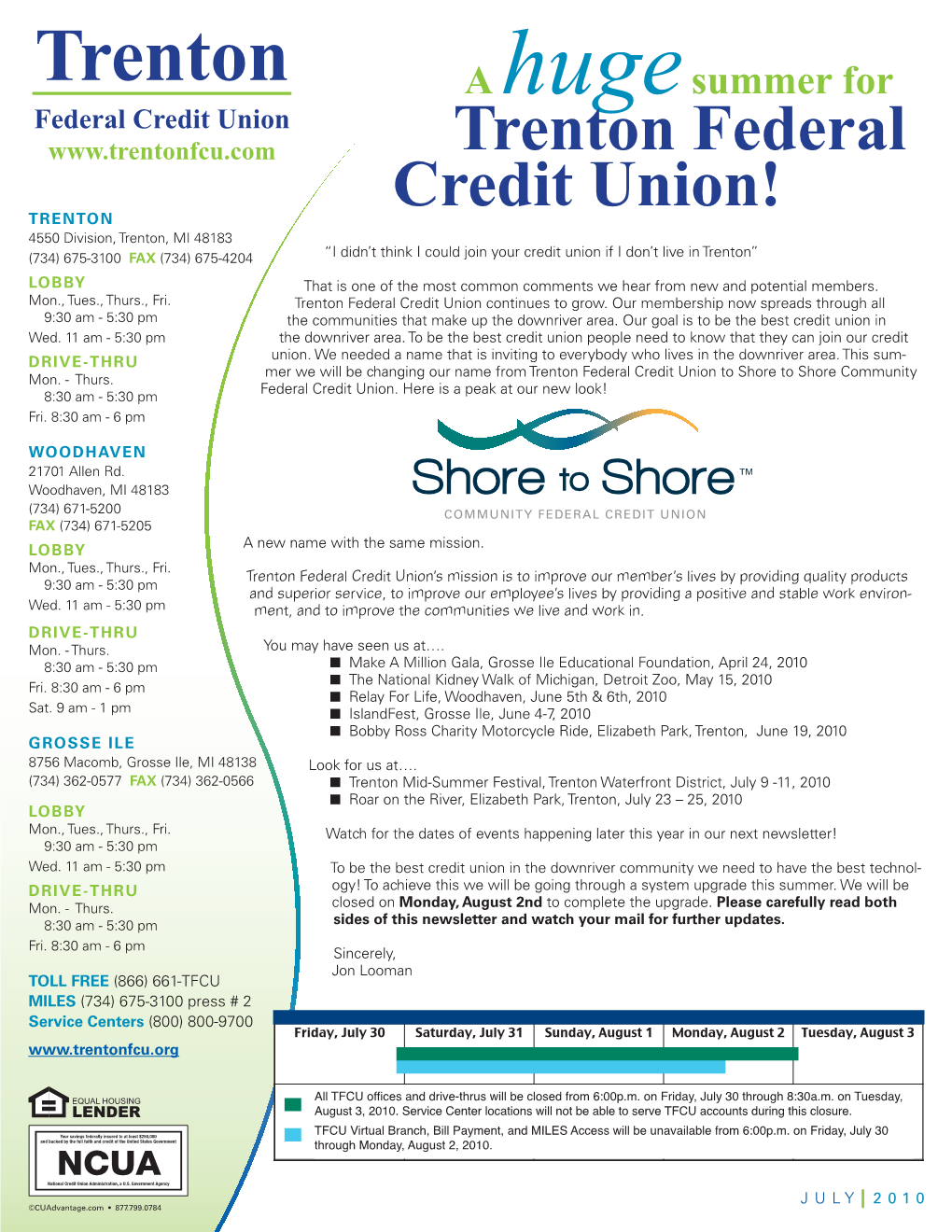 Trenton Federal Credit Union!