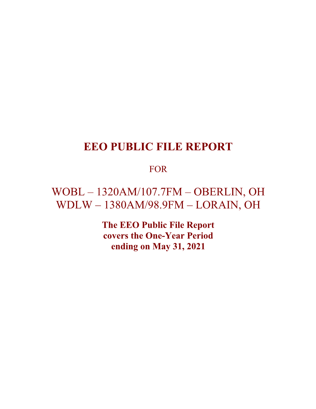 2005 Eeo Public File Report