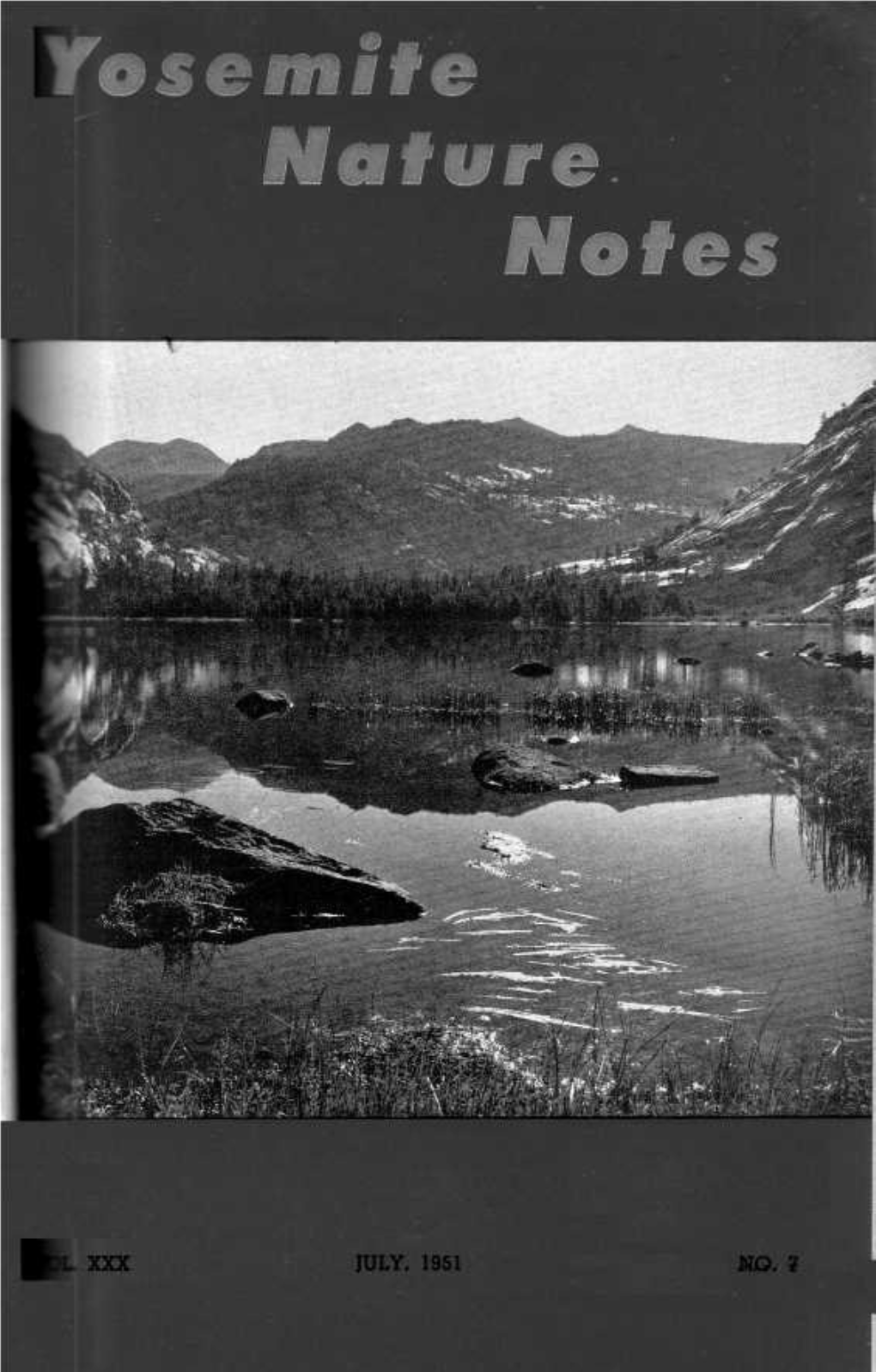 Yosemite Nature Notes