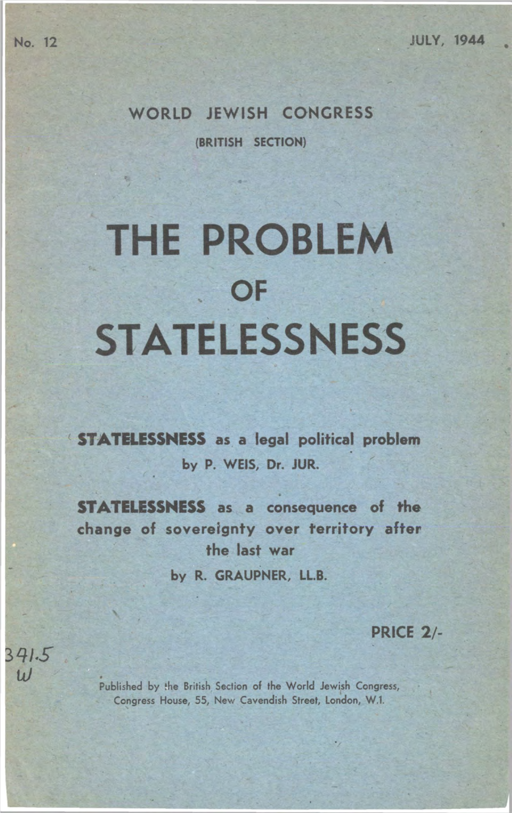 The Problem Statelessness