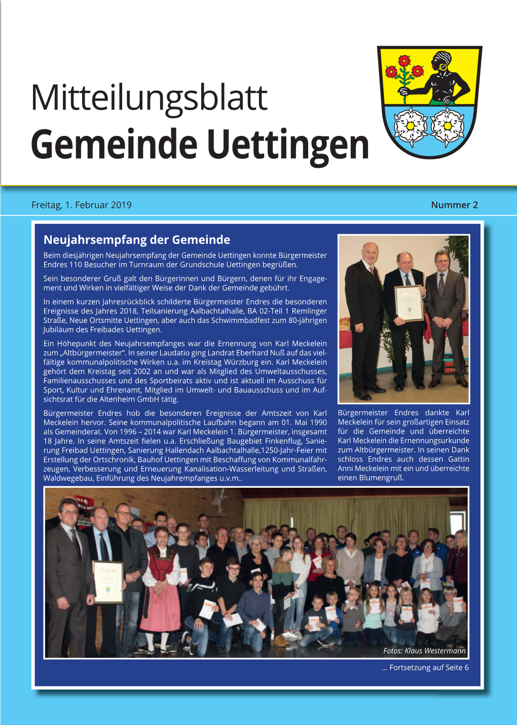 Mitteilungsblatt Februar 2019