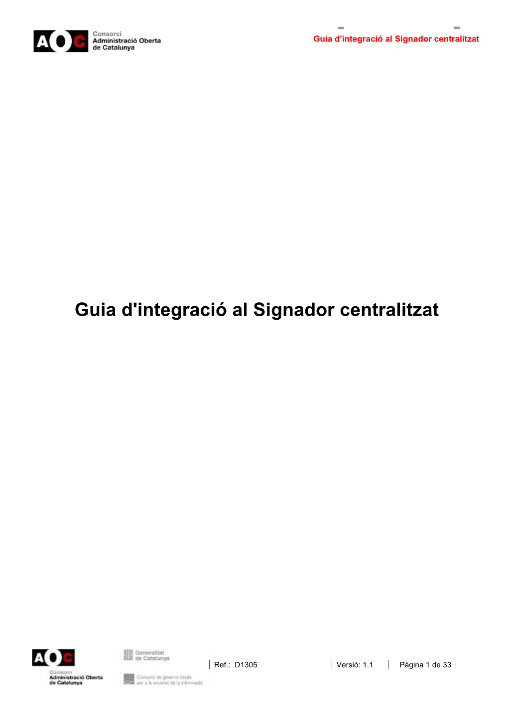Guia D'integració Al Signador Centralitzat