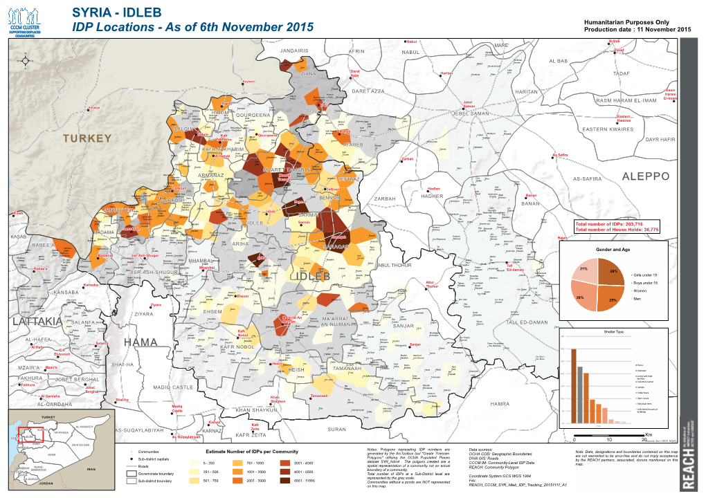 REACH CCCM SYR Idleb IDP Tracking 20151111 A1.Pdf