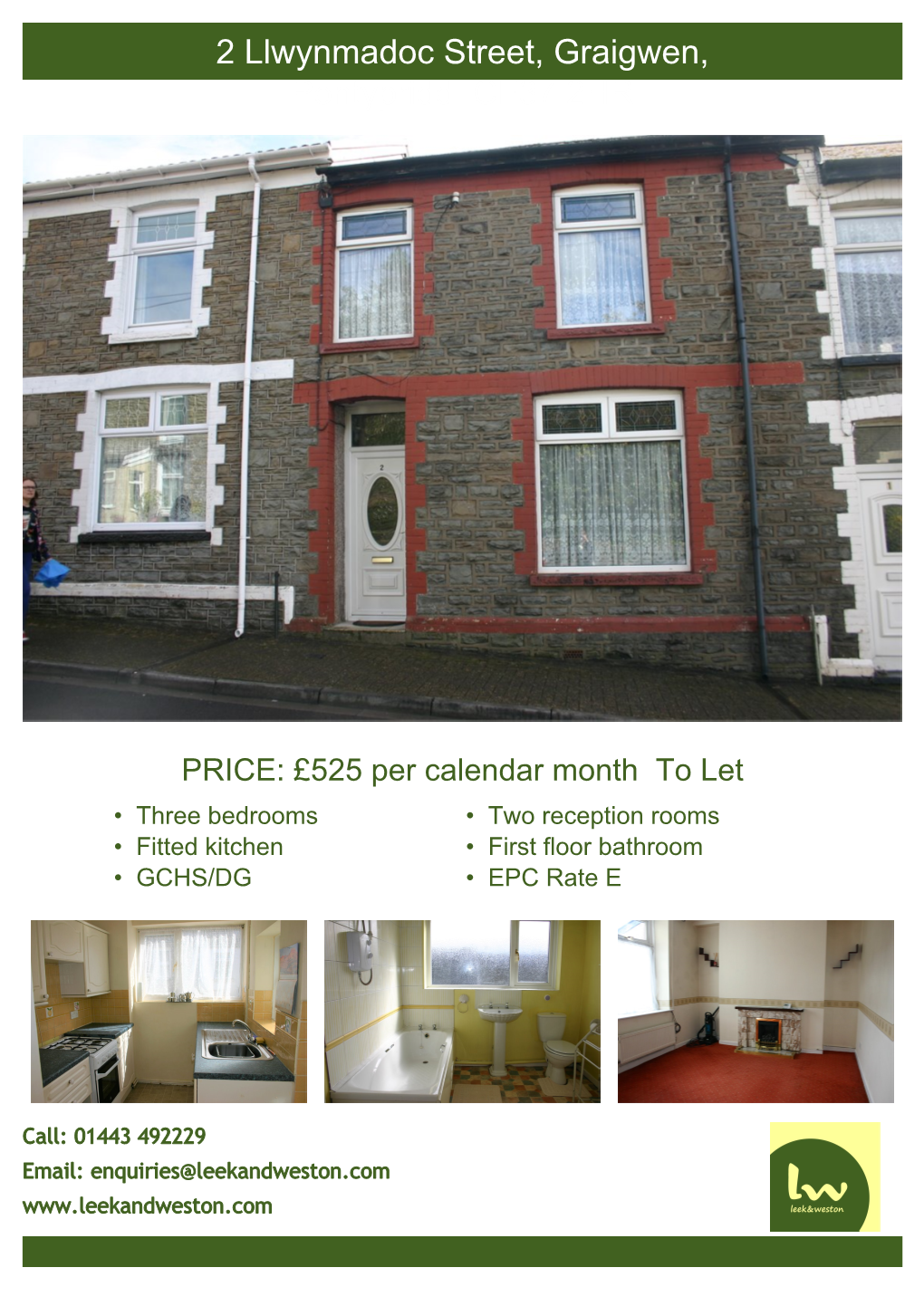 2 Llwynmadoc Street, Graigwen, Pontypridd CF37 2HR