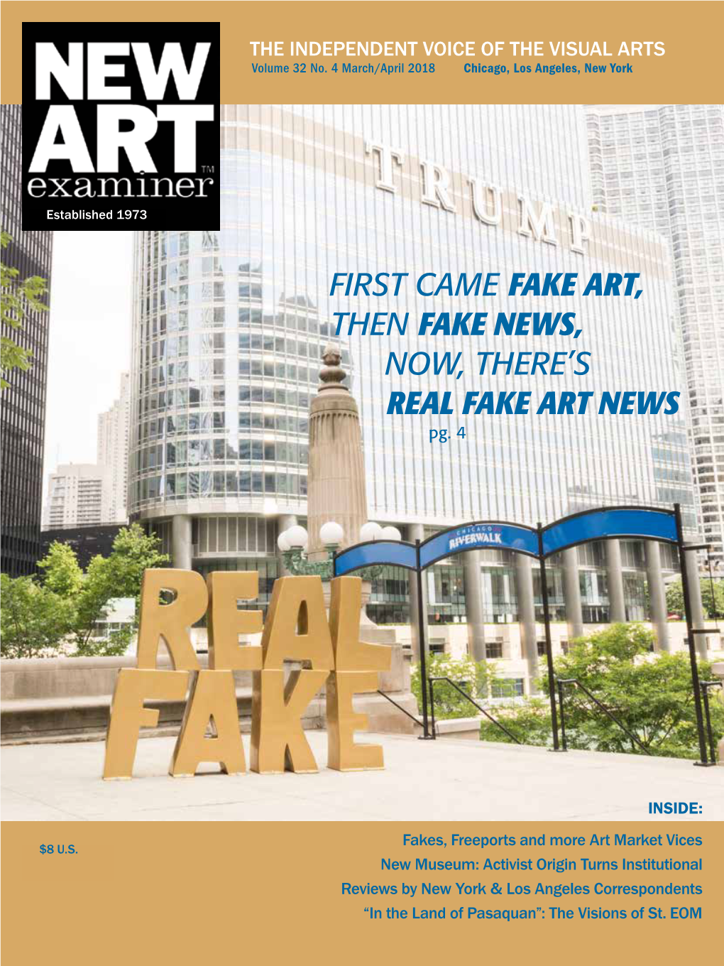 First Came Fake Art, Then Fake News, Now, There's Real