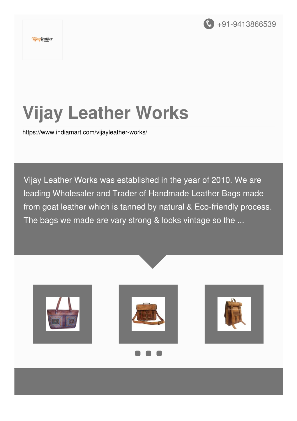 Vijay Leather Works