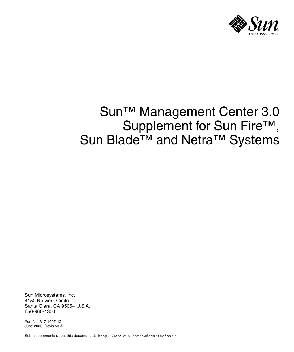 Sun Management Center 3.0 Supplement for Sun Fire, Sun Blade and Netra Systems • June 2003 Non-Numeric Sensors 44