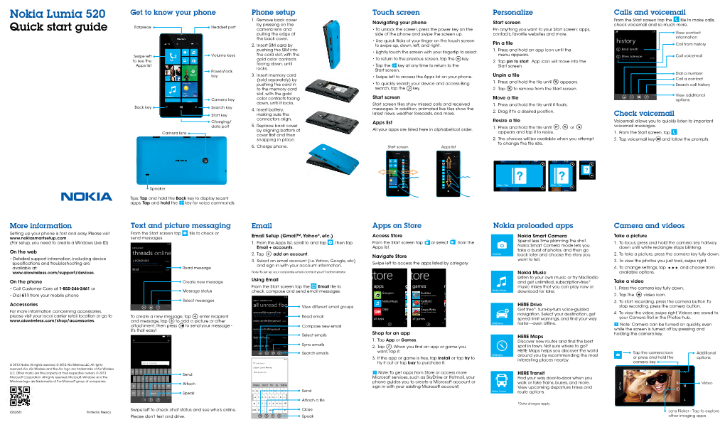 Nokia Lumia 520 Quick Start Guide