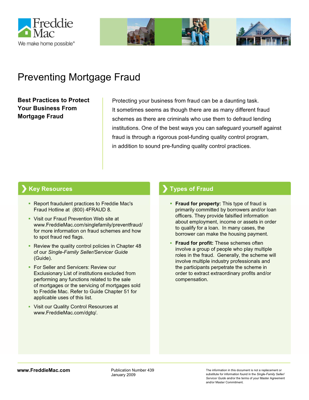 Preventing Mortgage Fraud