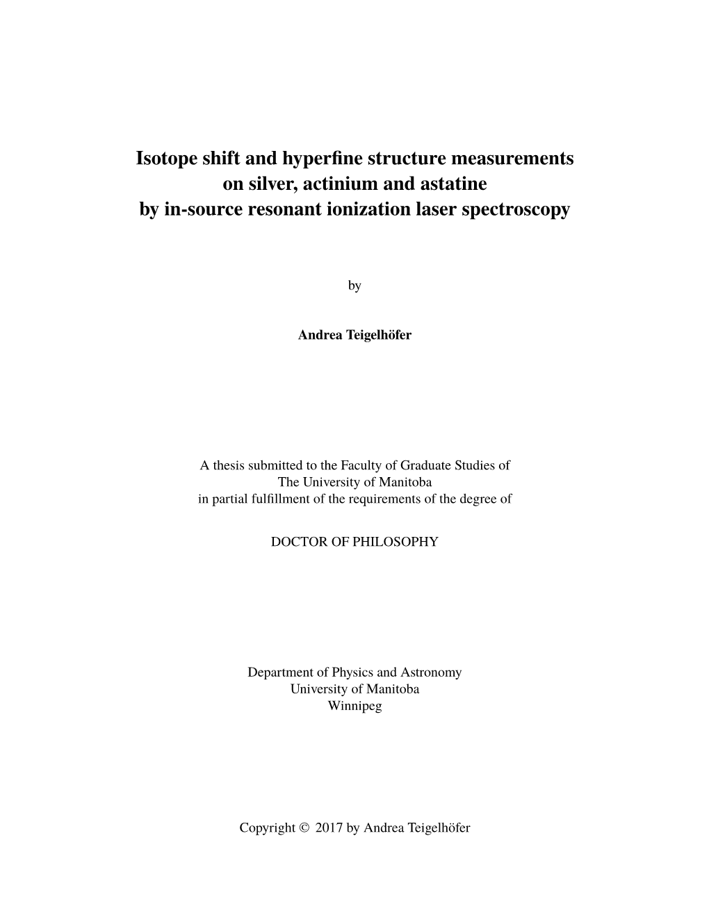 Isotope Shift and Hyperfine Structure Measurements on Silver, Actinium and Astatine by In-Source Resonant Ionization Laser Spect