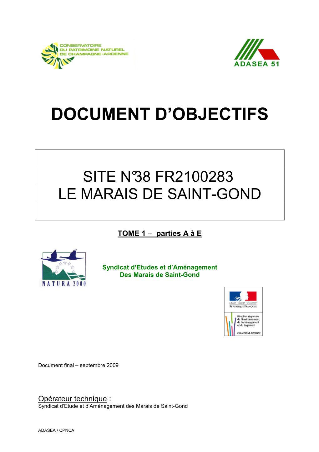 Document D'objectifs