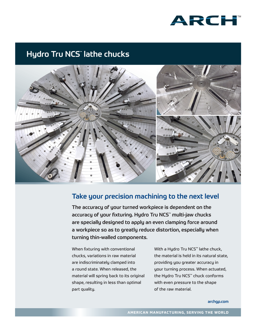 Hydro Tru NCS™ Lathe Chucks