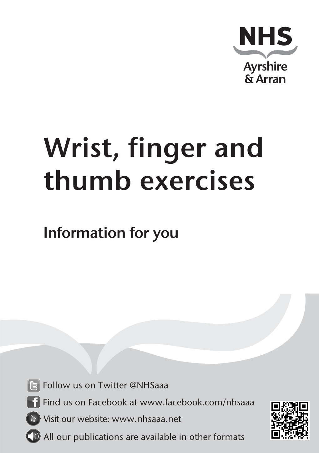 F-Wrist, Finger and Thumb Exercises