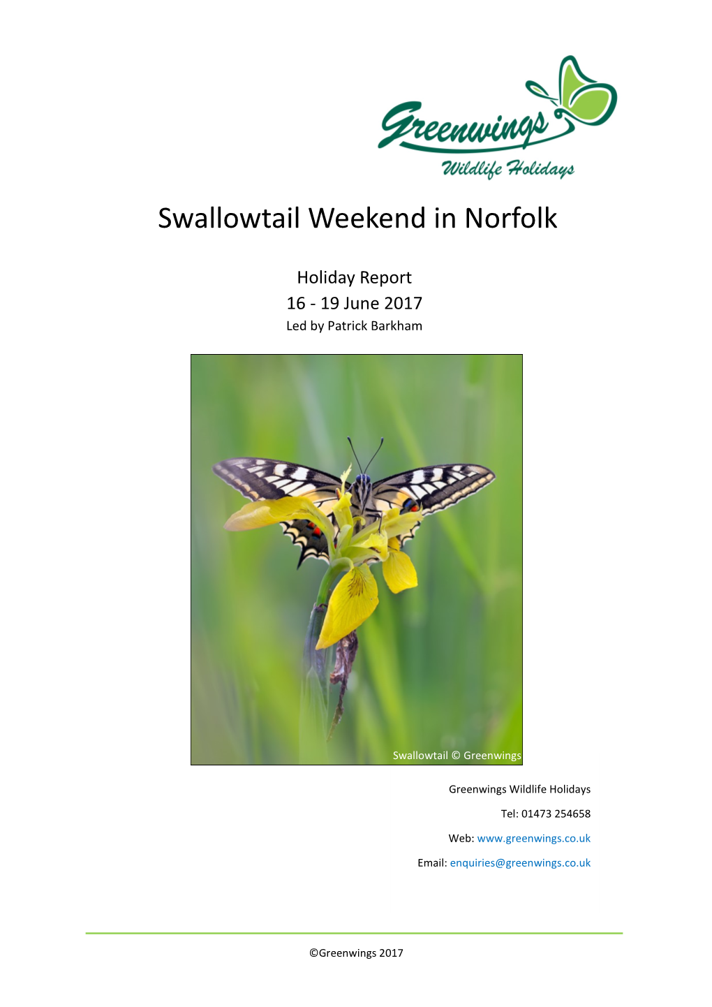 Swallowtail Weekend in Norfolk