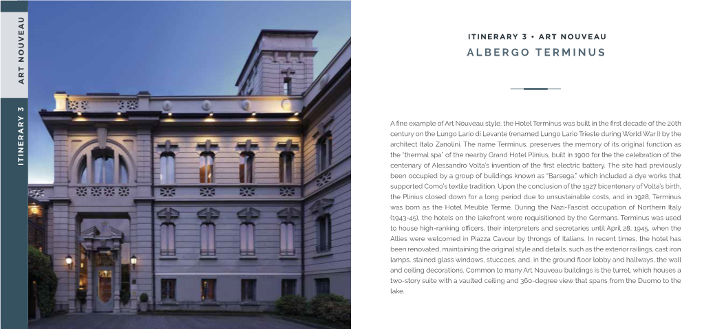 Albergo Terminus Art Nouveau