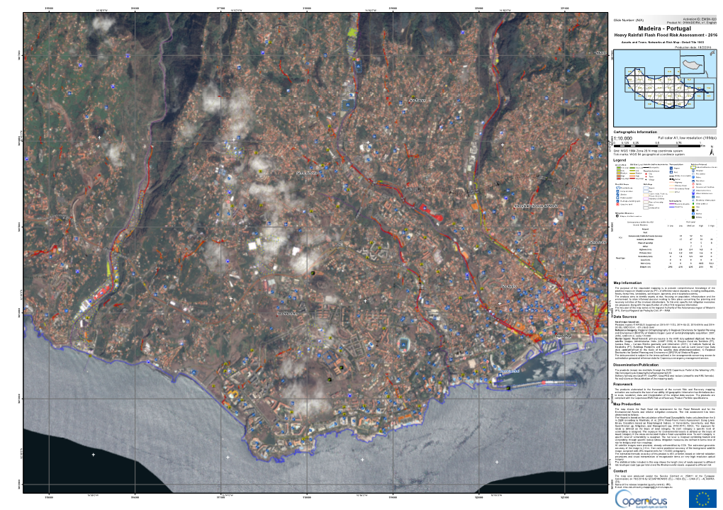 Madeira - Portugal Heavy Rainfall Flash Flood Risk Assessment - 2016