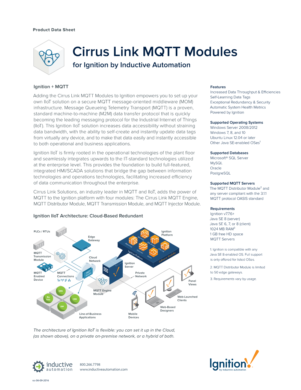 Cirrus Link MQTT Modules for Ignition by Inductive Automation
