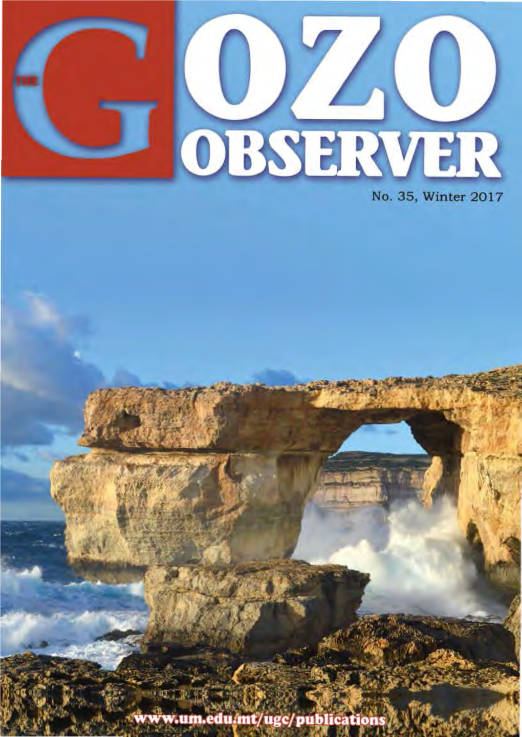 The Gozo Observer : Issue 35 : Winter 2017