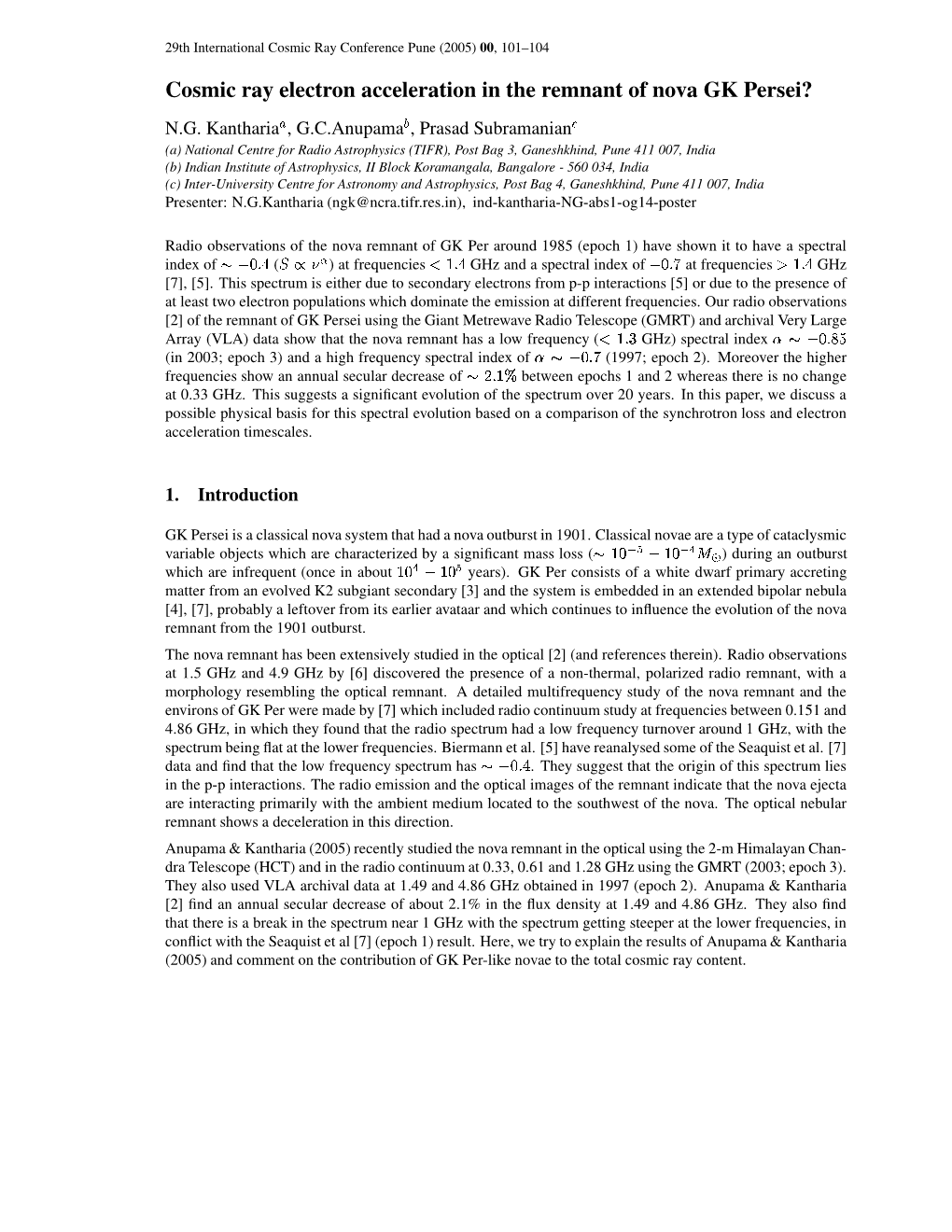 Cosmic Ray Electron Acceleration in the Remnant of Nova GK Persei?