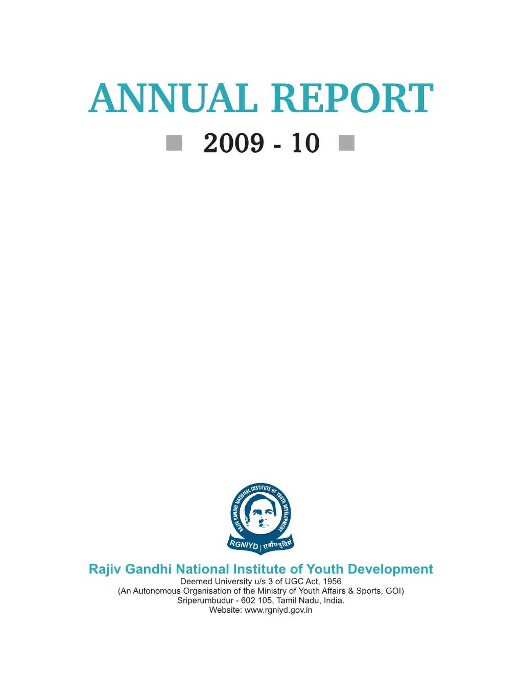 ANNUAL REPORT 2009 - 10 S.No