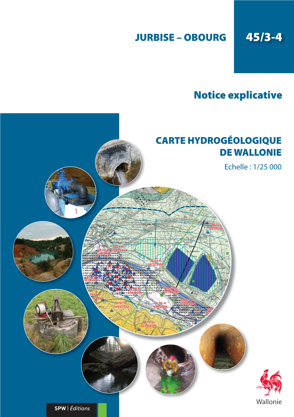 Carte Hydrogéologique De Jurbise-Obourg 45/3-4