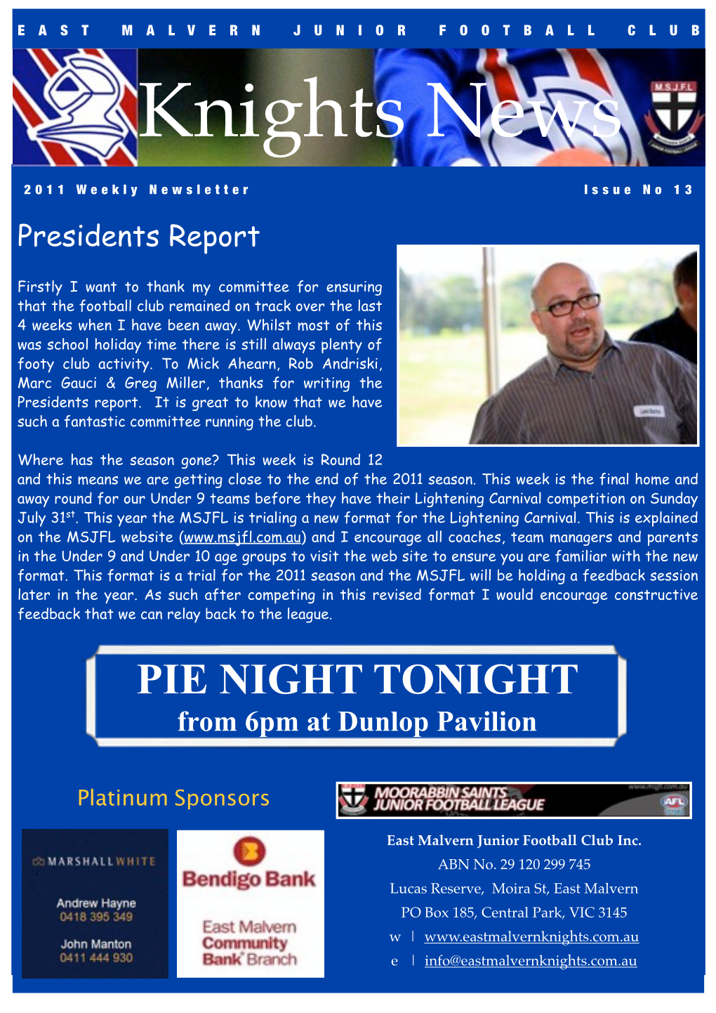 Knights News Issue 13
