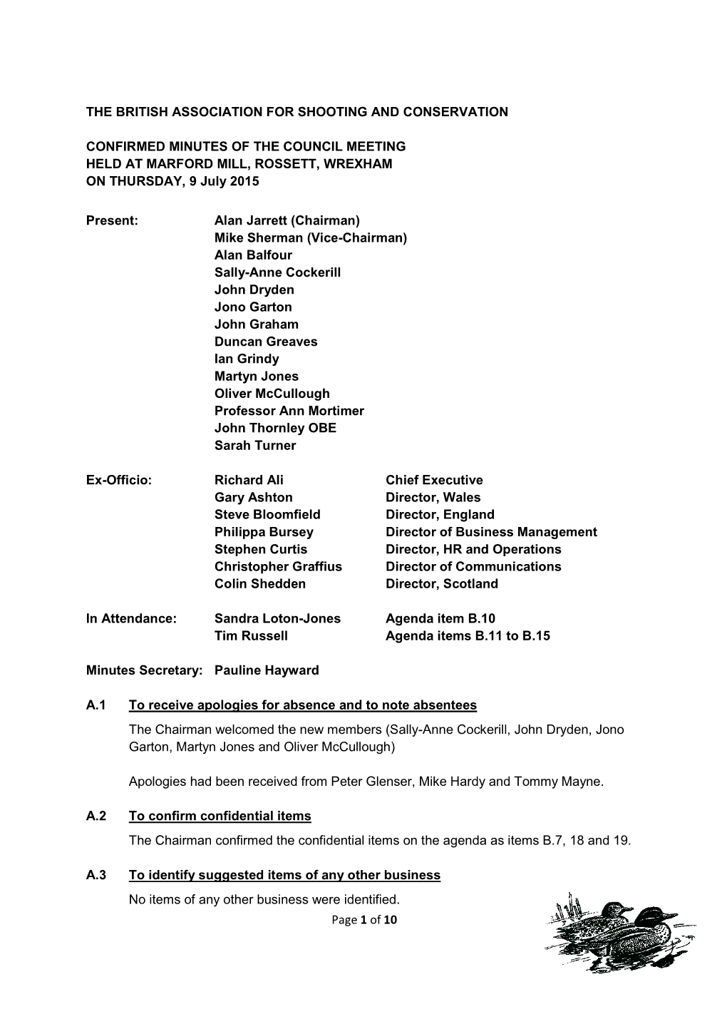 Council Minutes for Web July 15 Docx