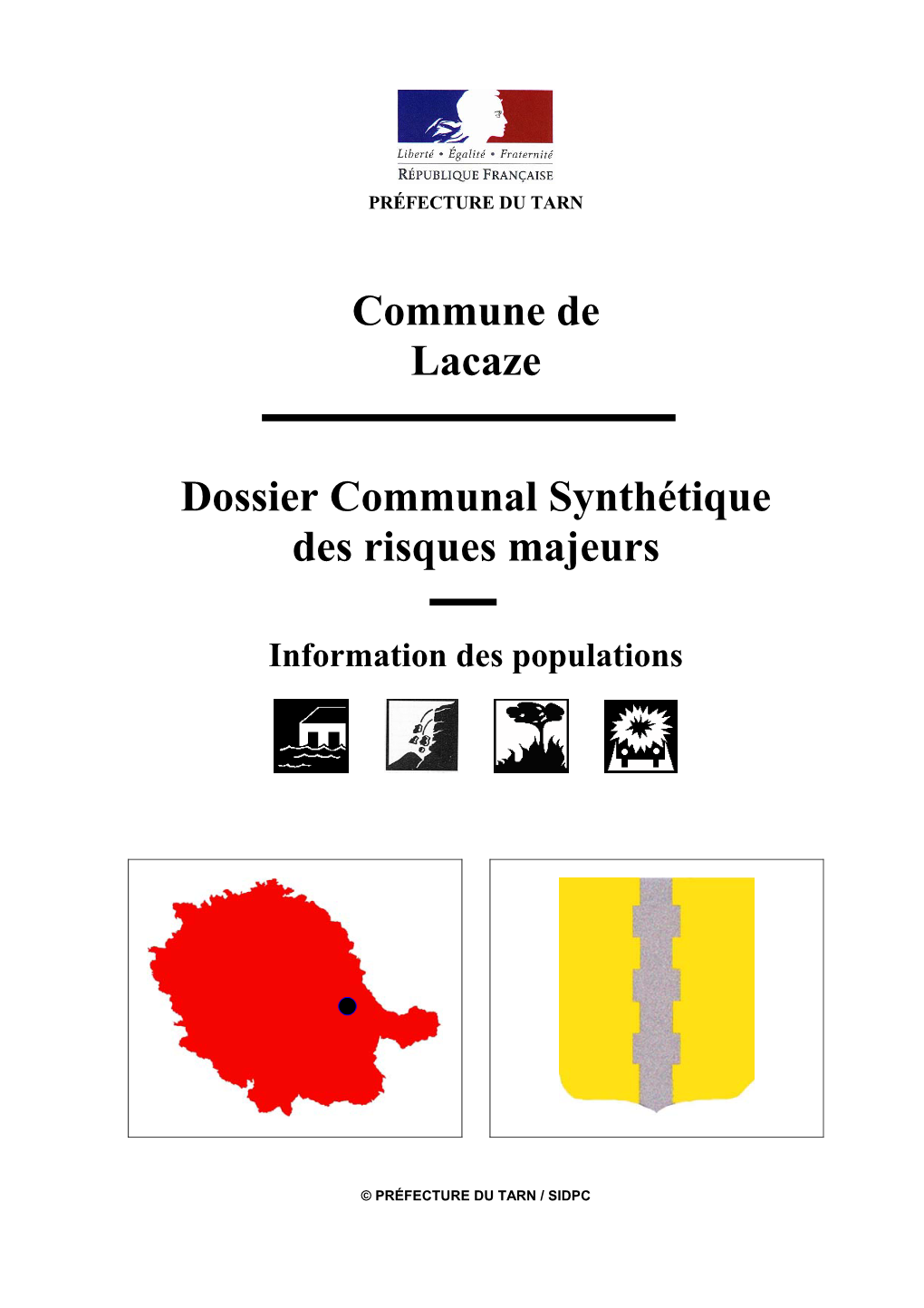Commune De Lacaze Dossier Communal Synthétique Des Risques