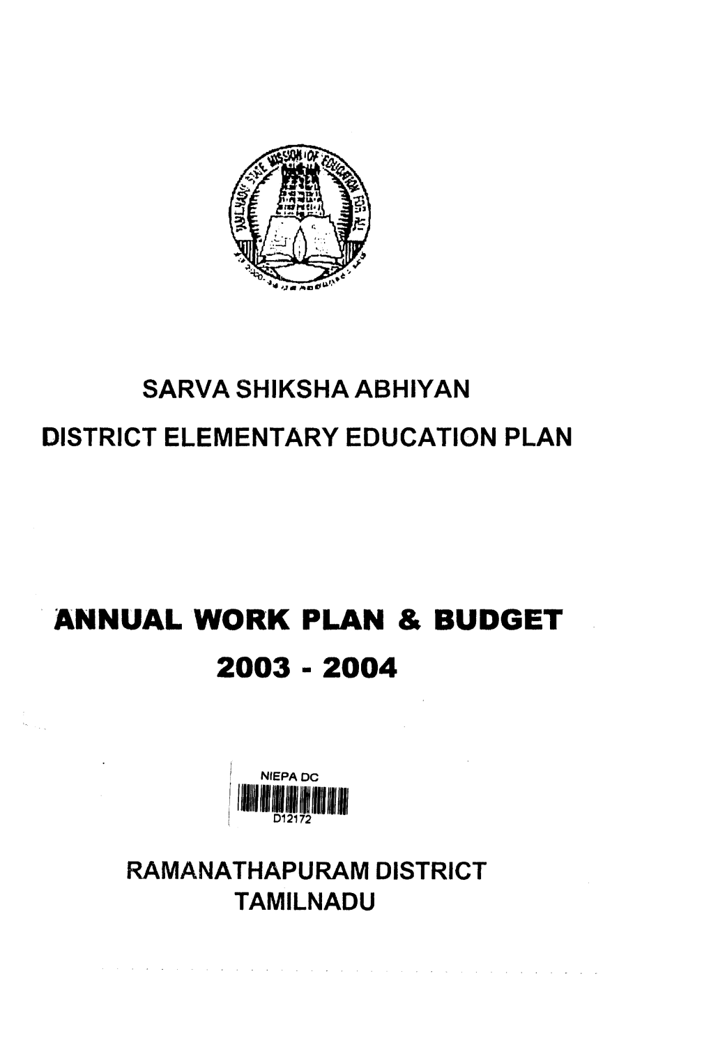 Annual Work Plan & Budget