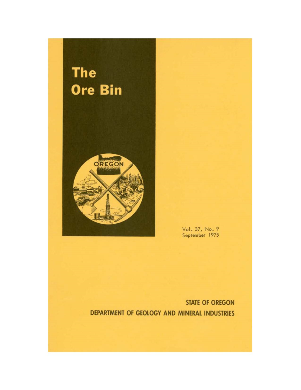 The Ore Bin Published Monthly By