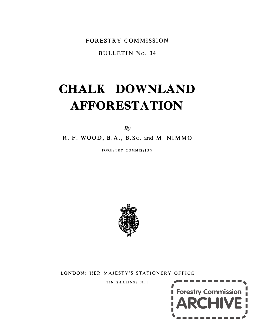 Chalk Downland Afforestion