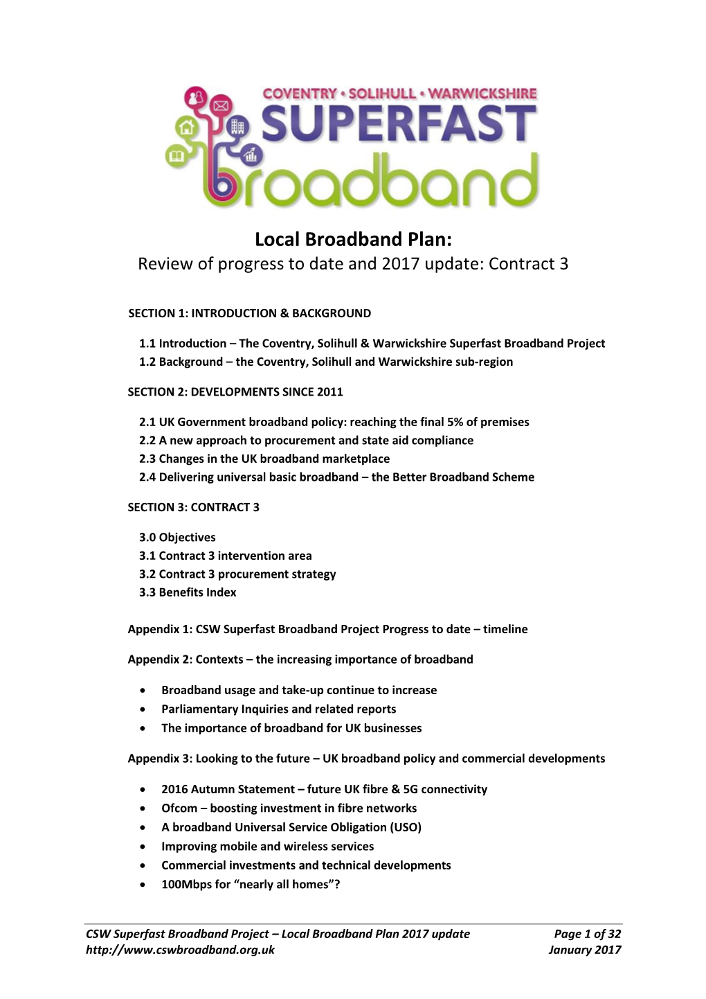 Updated Local Broadband Plan