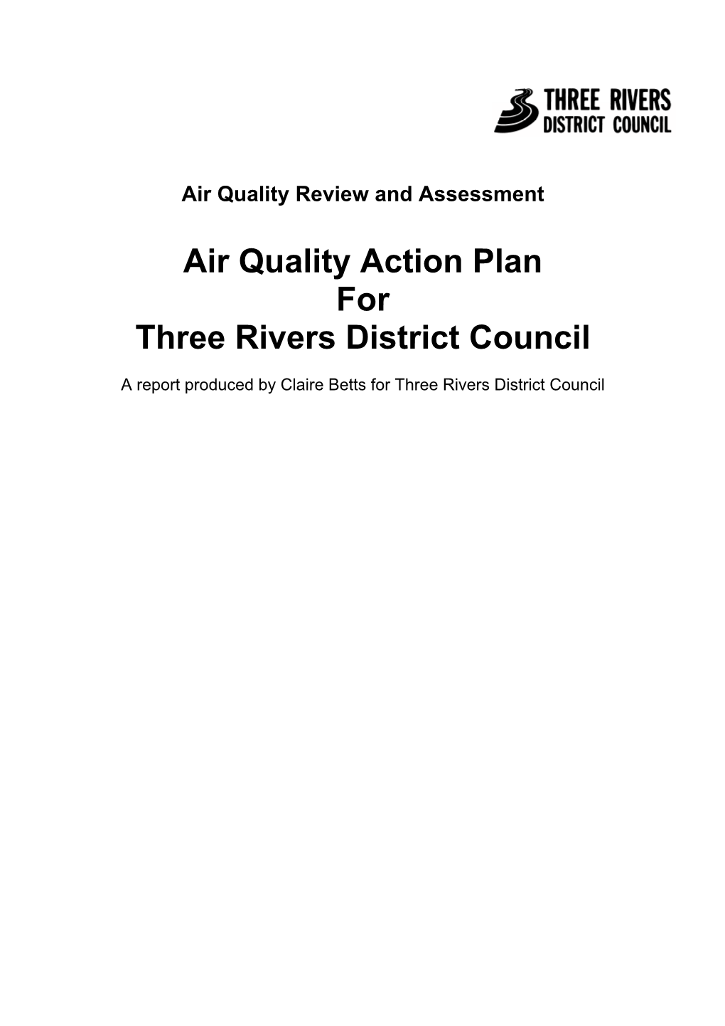 Air Quality Action Plan for Three Rivers District Council