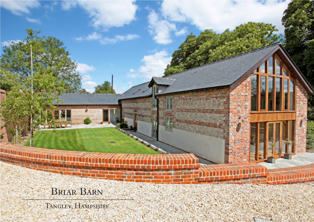 Briar Barn Tangley, Hampshire in an Area of Outstanding Natural Beauty