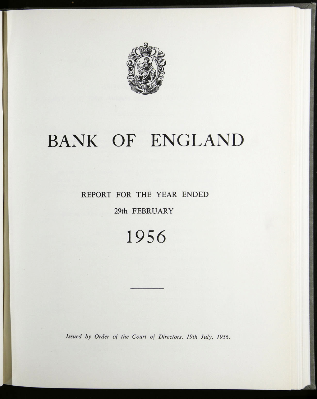 Annual Report and Accounts 1956