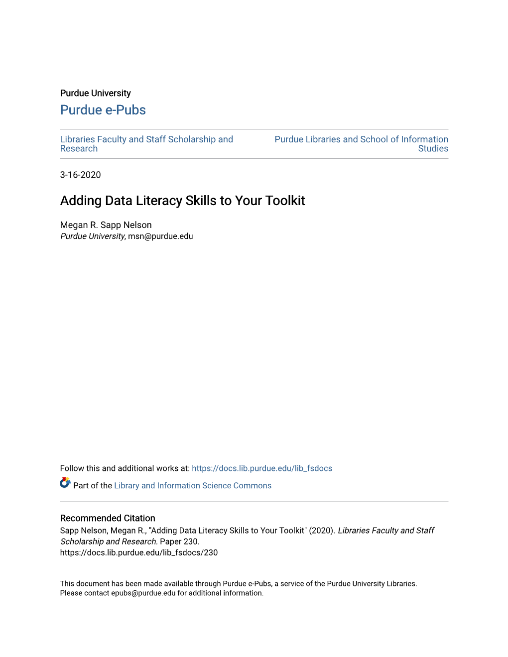 Adding Data Literacy Skills to Your Toolkit