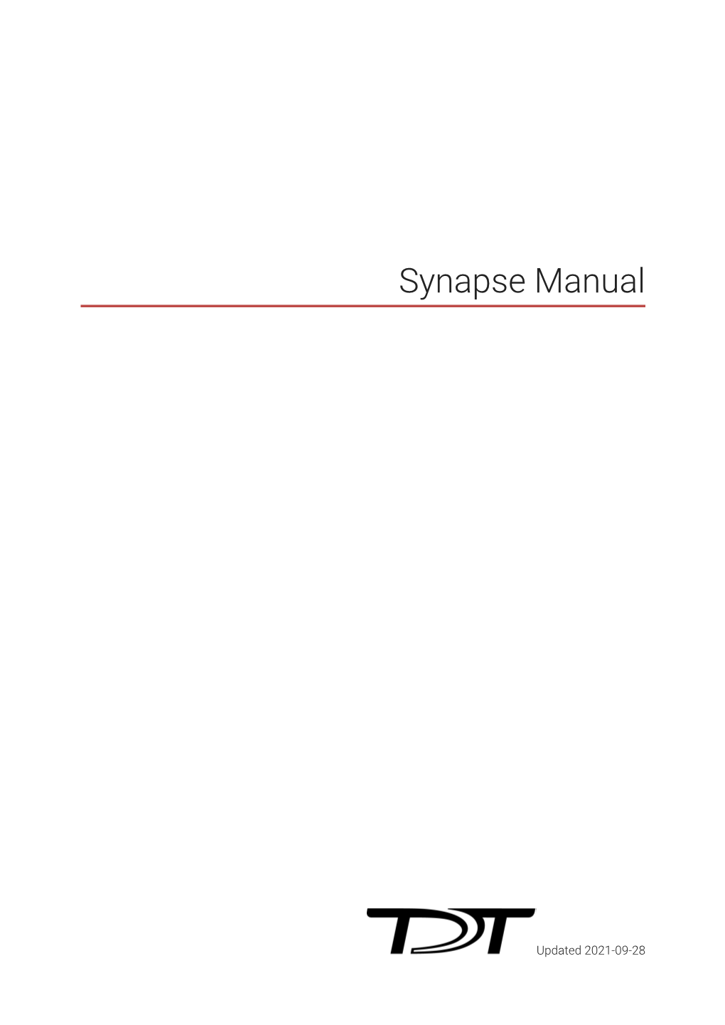 Synapse Manual