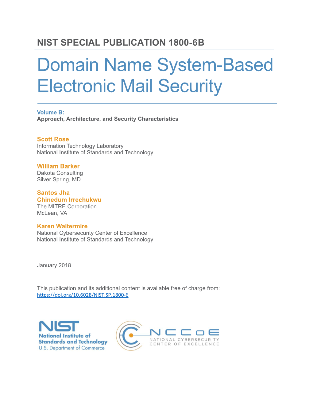 Domain Name System-Based Electronic Mail Security