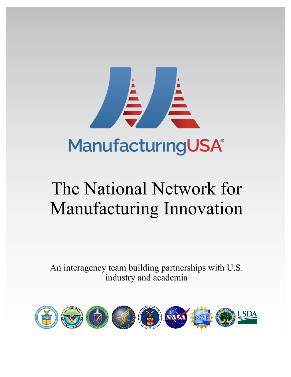 Manufacturing USA Overview Brochure