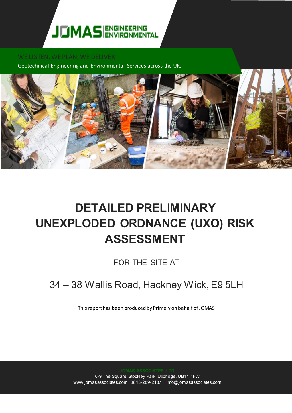 Rectory Farm | Detailed UXO Risk Assessment