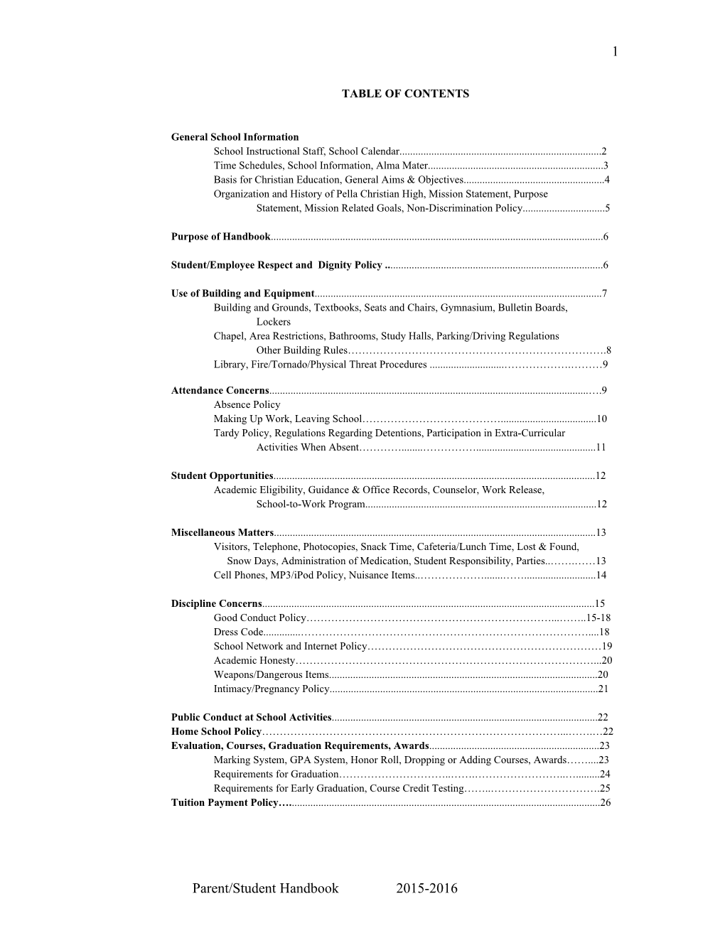 Table of Contents s79