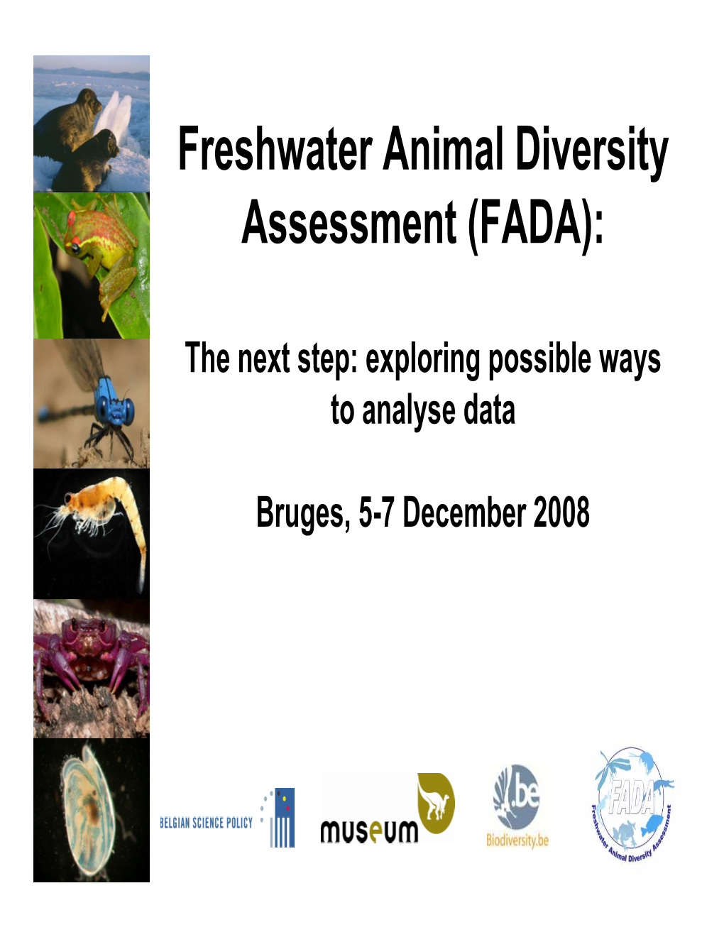 Freshwater Animal Diversity Assessment (FADA)