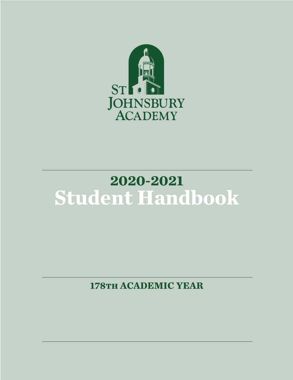 SJA 2020-2021 Student Handbook