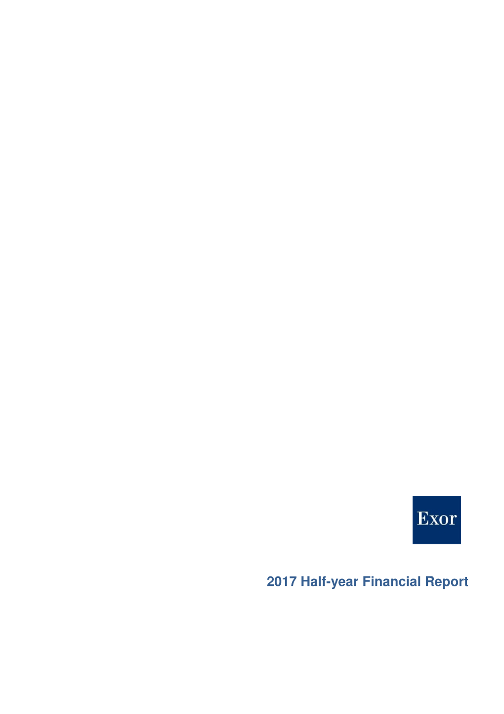 2017 Half-Year Financial Report