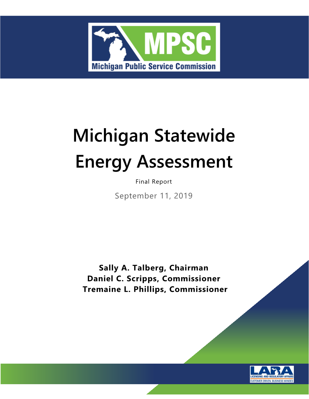 Statewide Energy Assessment – Final Report ______