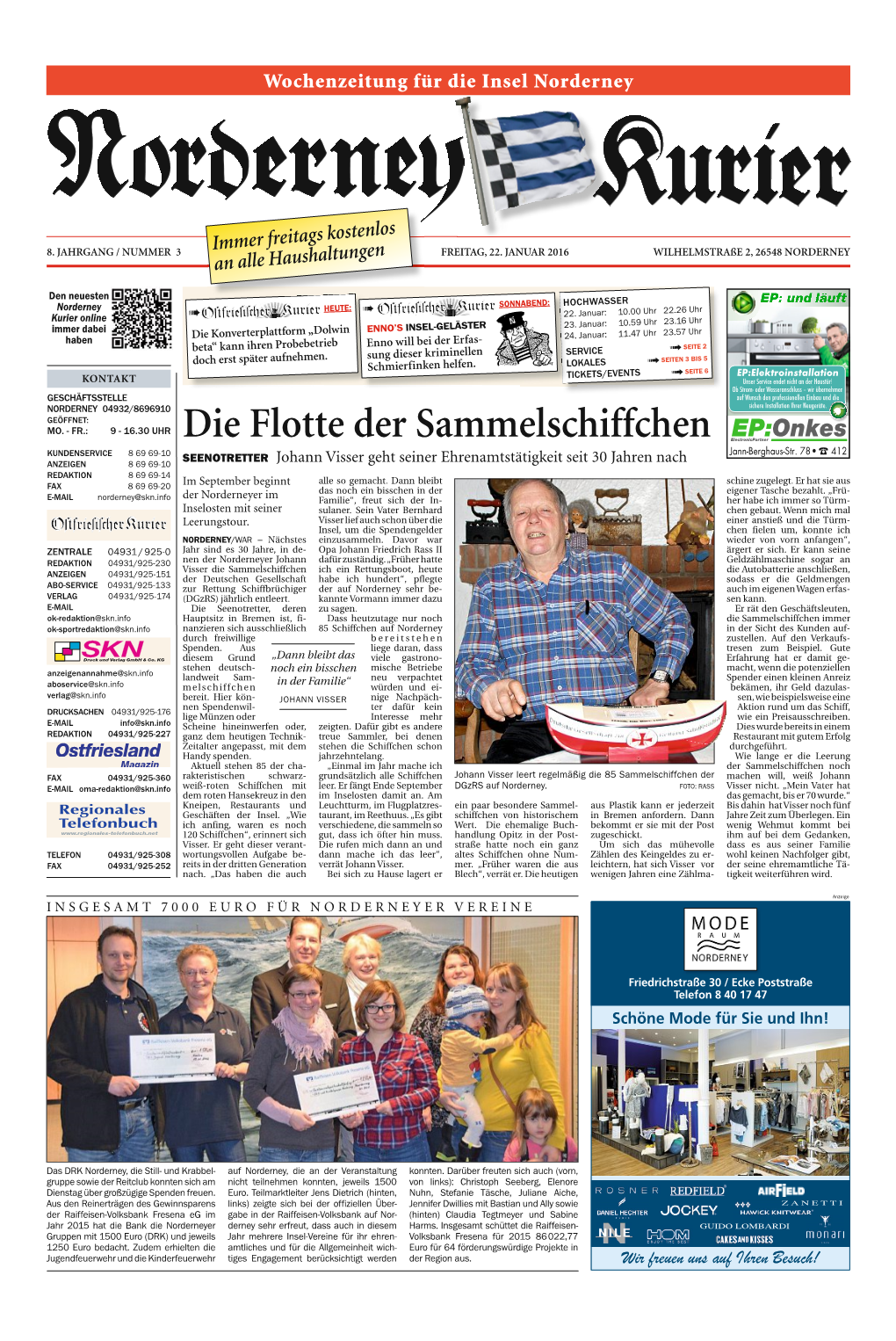 Norderney Kurier 22.01.2016