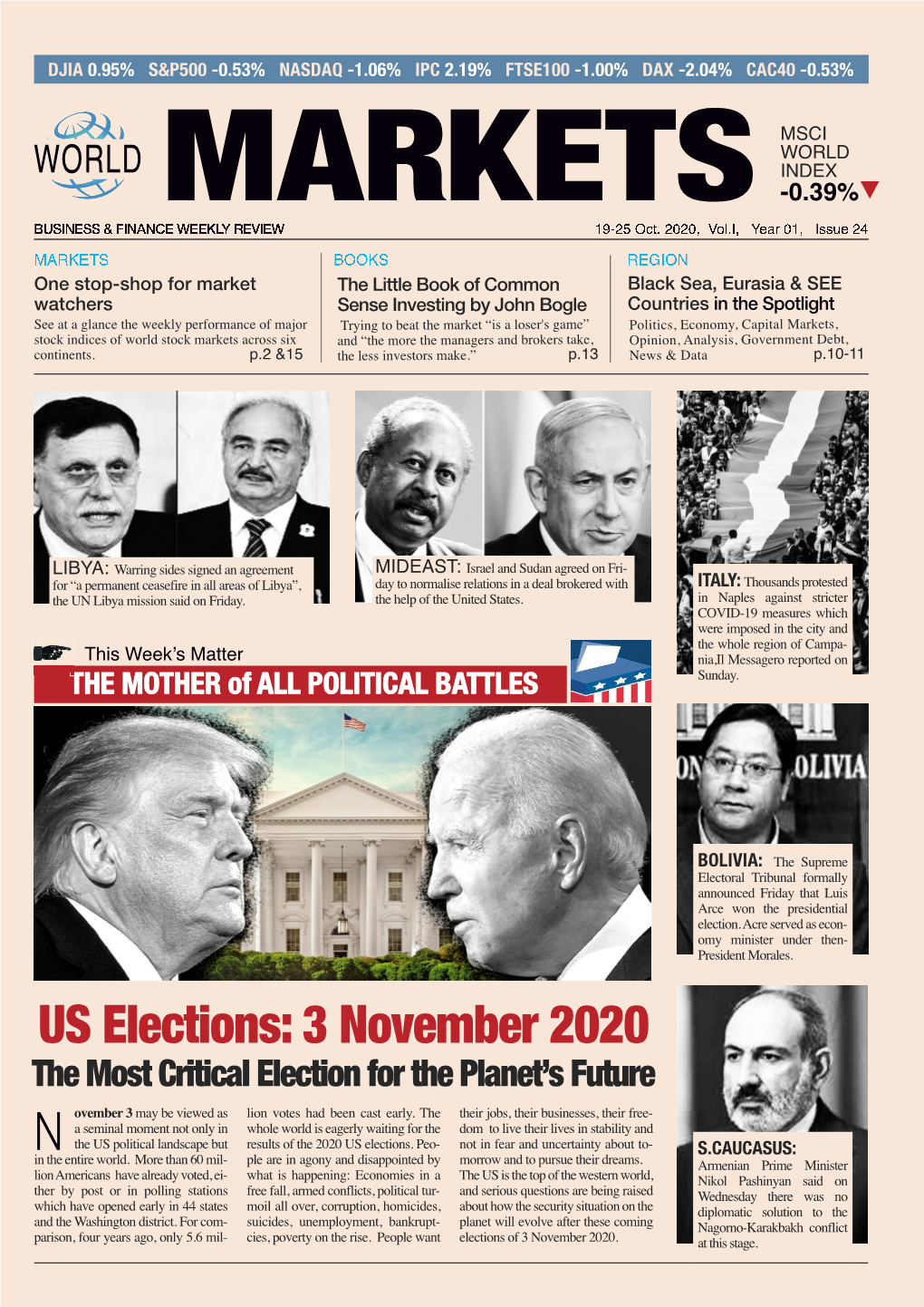 N US Elections: 3 November 2020