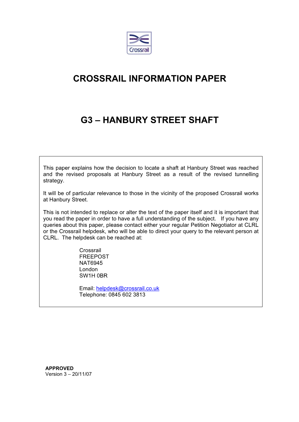 Crossrail Line 1