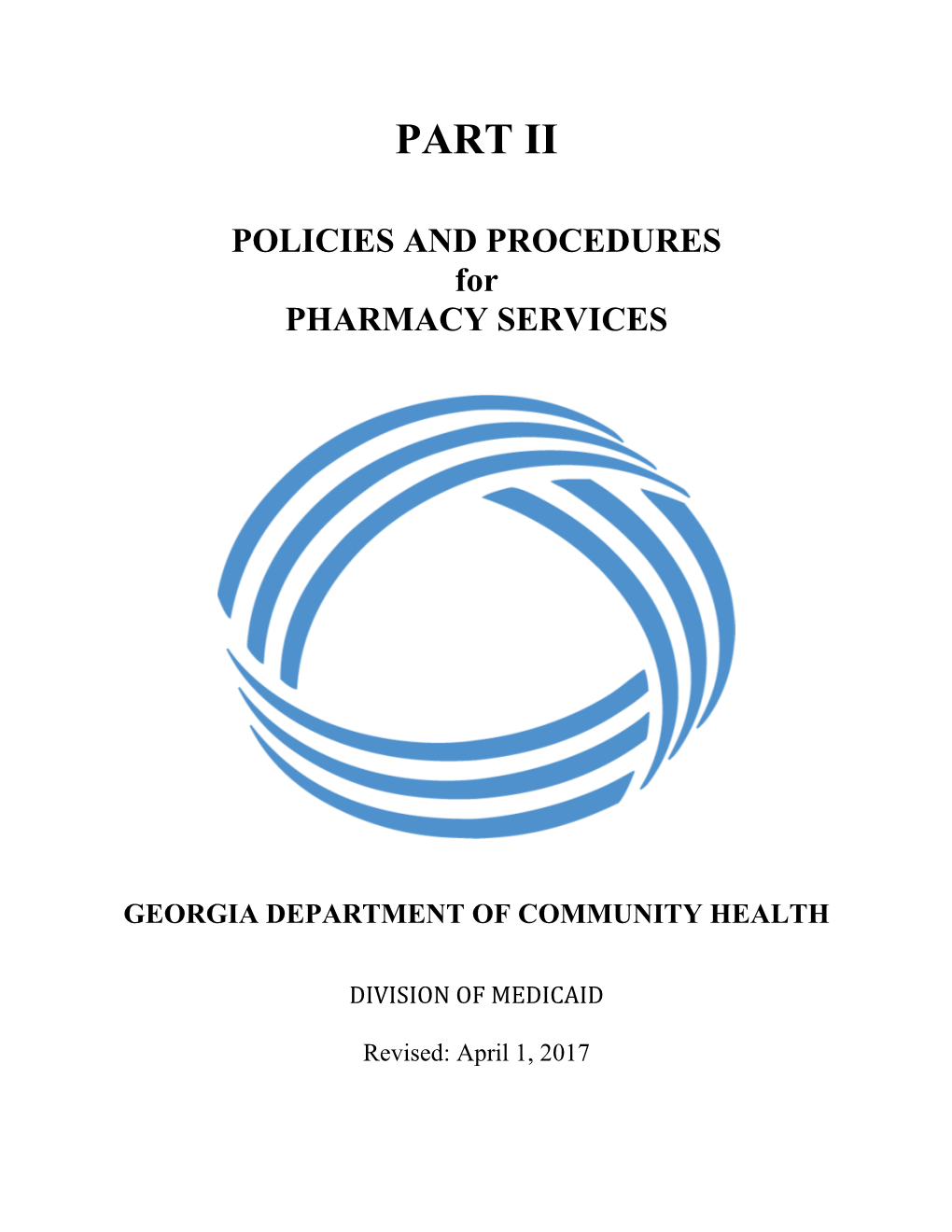 Medicaid Pharmacy Manual (April 2017)