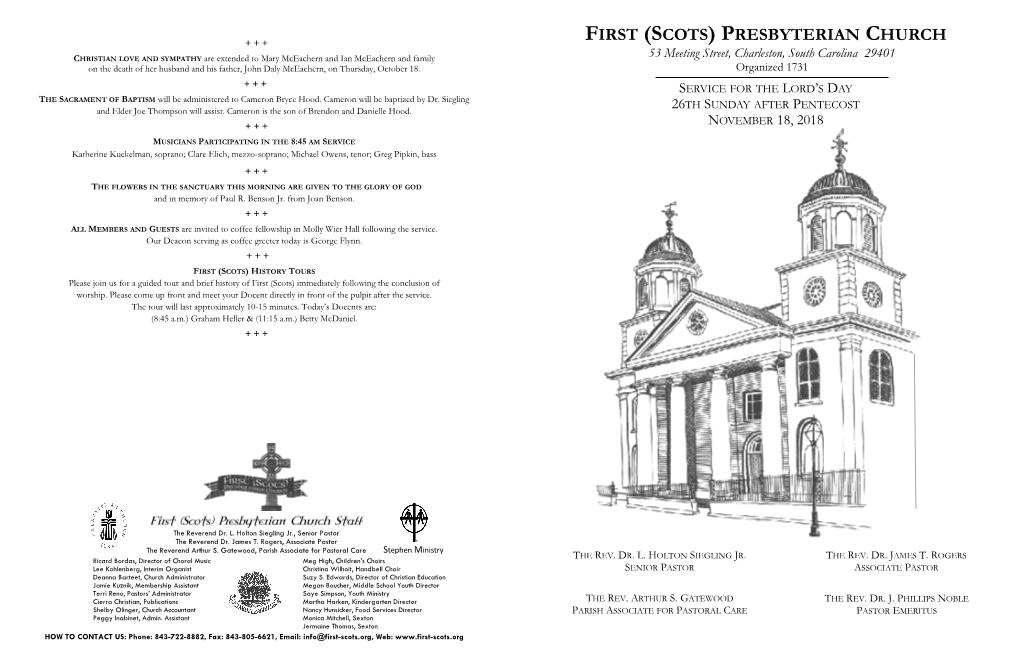 First (Scots) Presbyterian Church